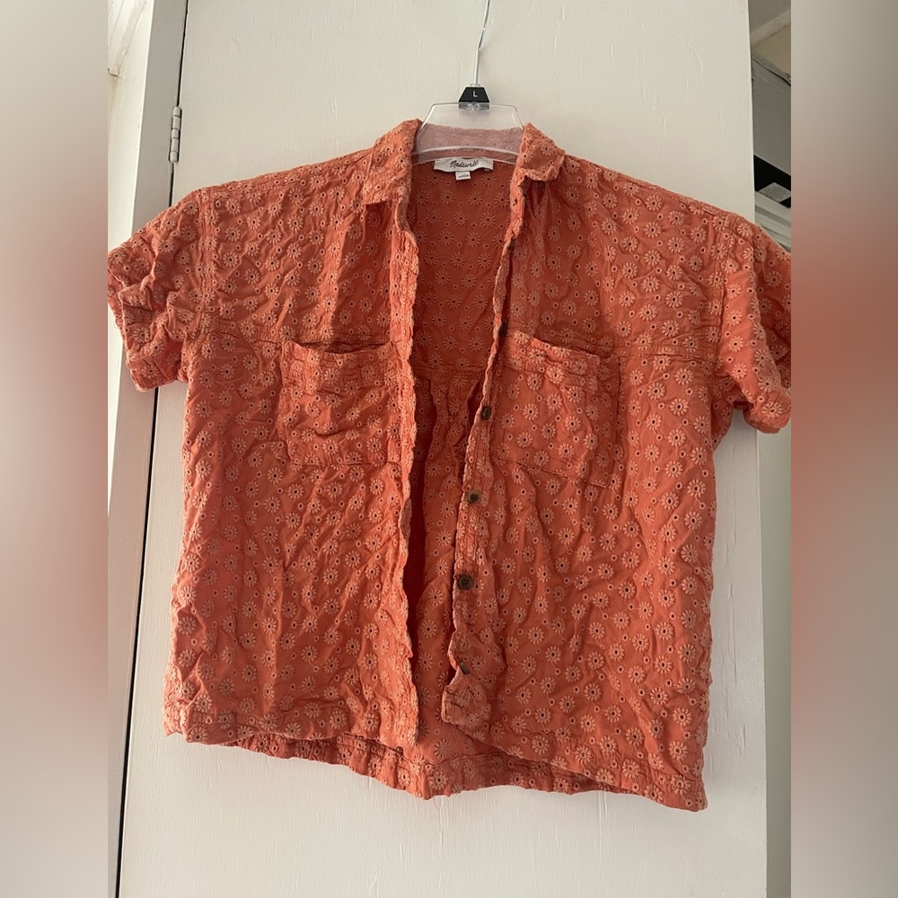 Madewell Floral Button Down